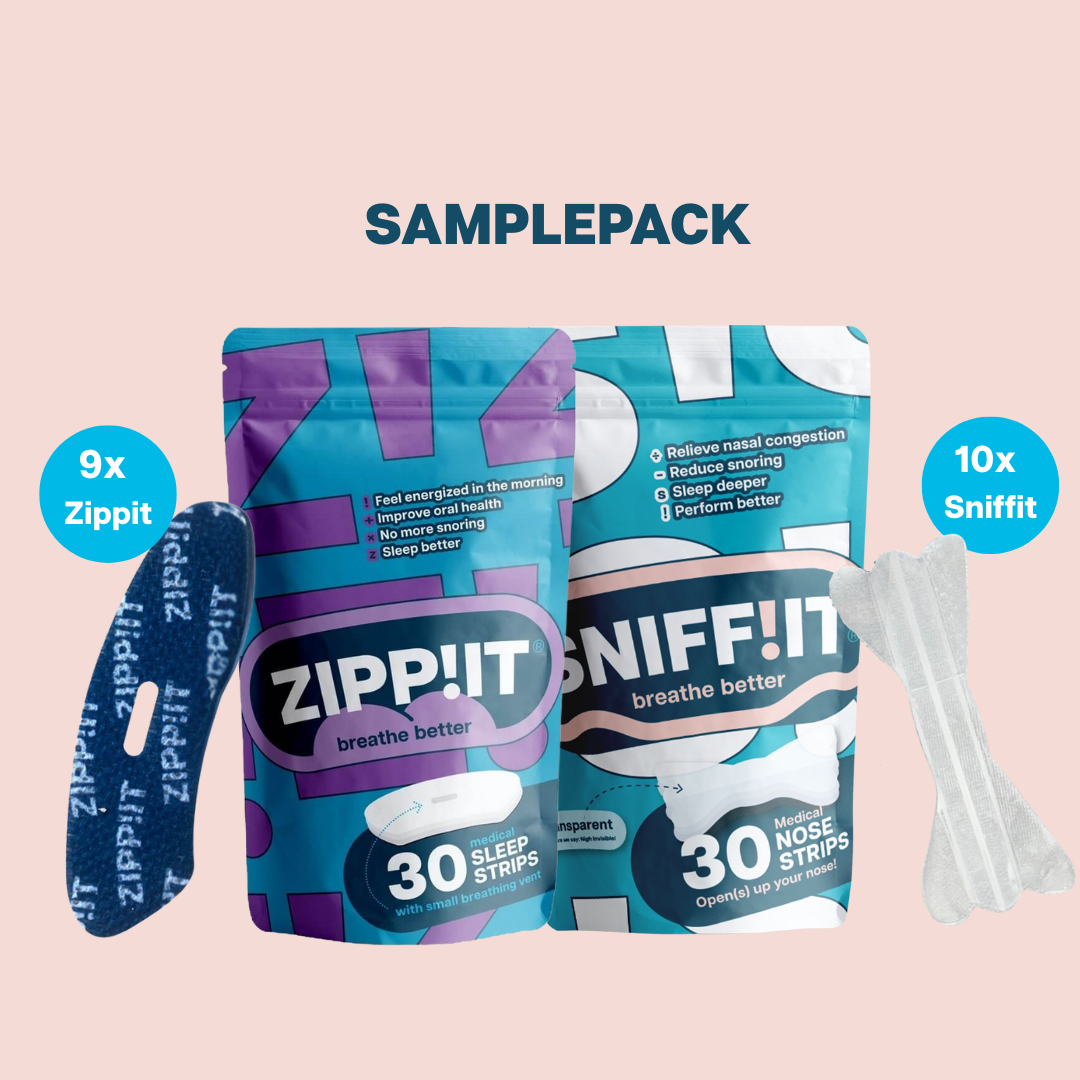 Proefpakket - Zippit® mondtape & Sniffit® neusstrips