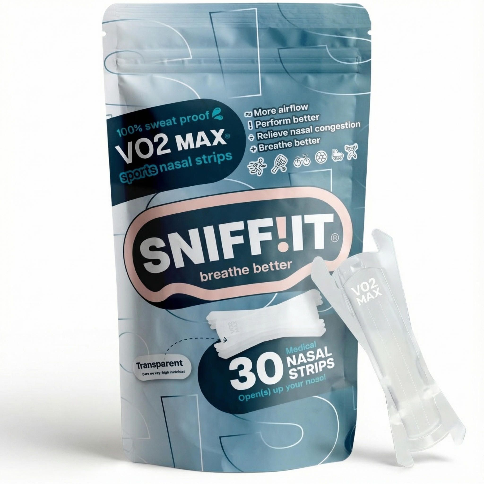 Sniffit® VO2 MAX Sport Neusstrips