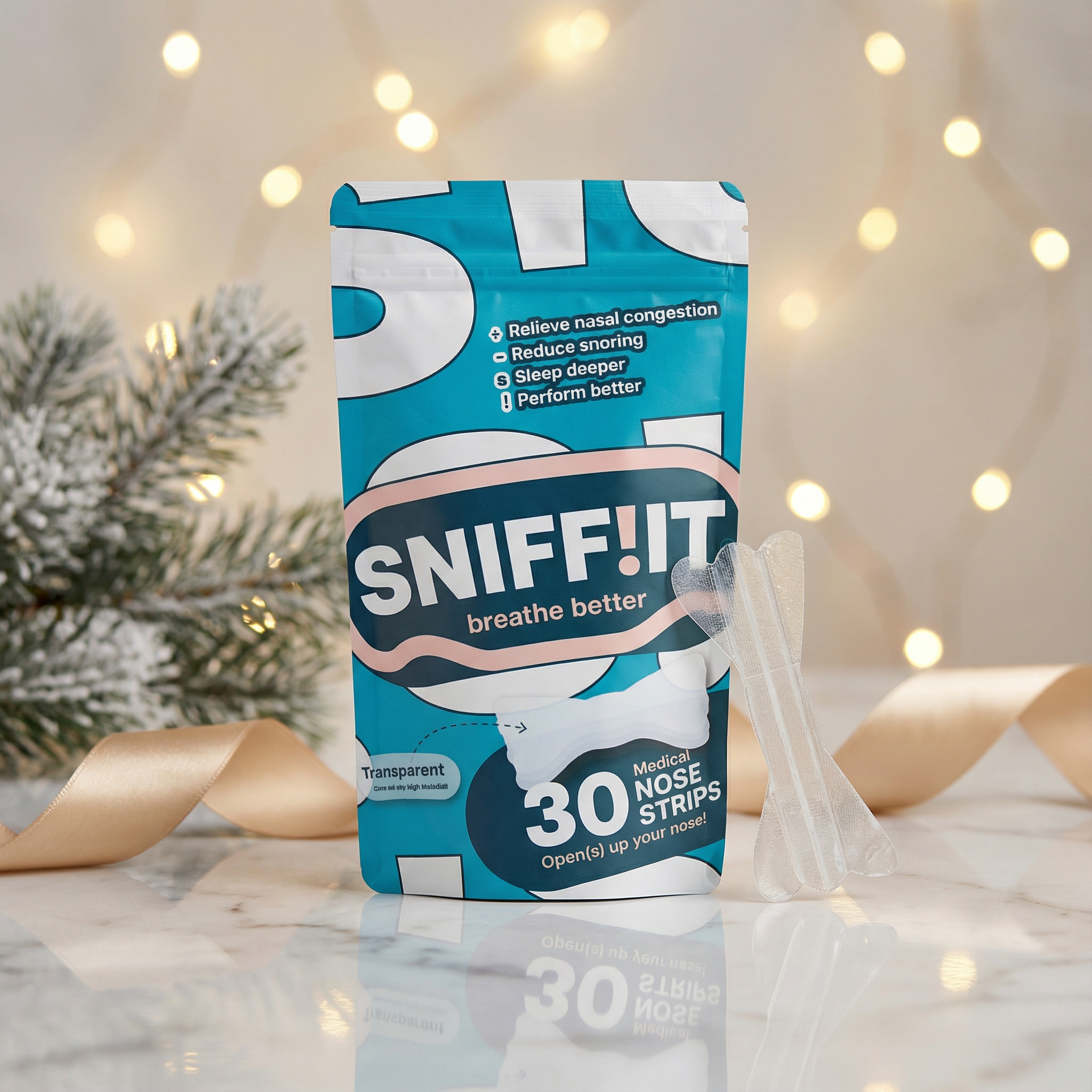 Sniffit® Transparent nasal strips