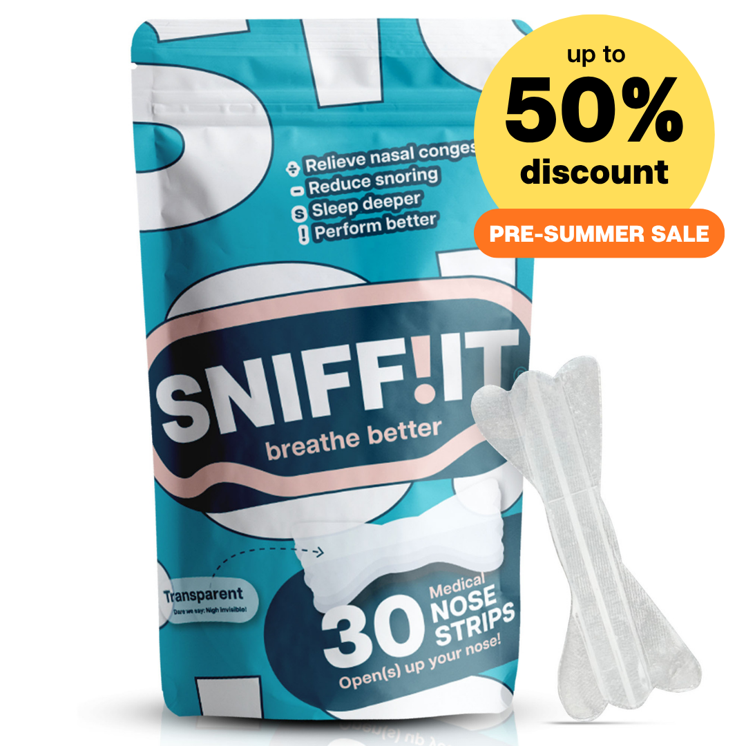 Sniffit® Transparent nasal strips