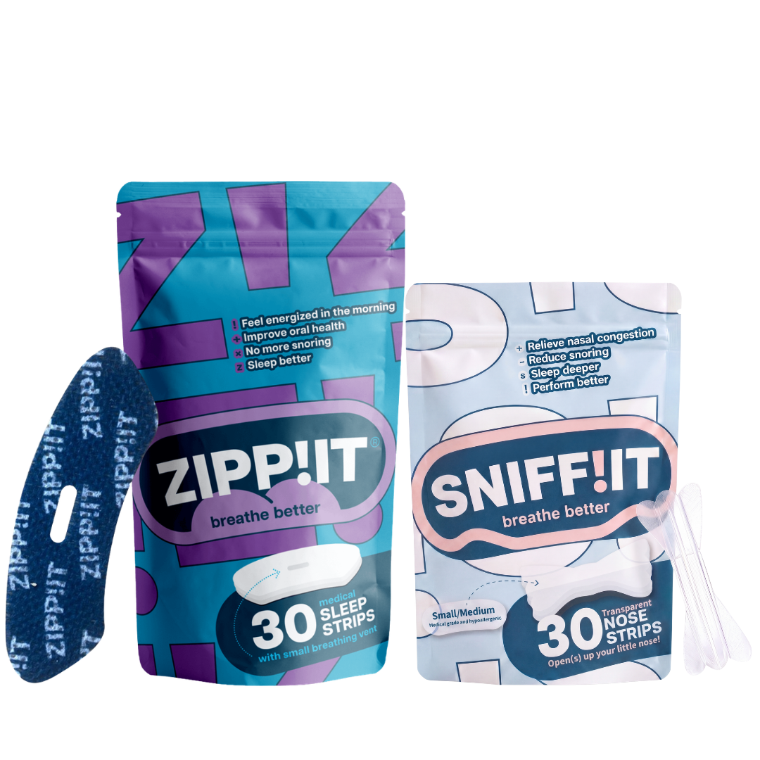 Bundel - Transparante Neusstrips Medium/Small & Mondtape